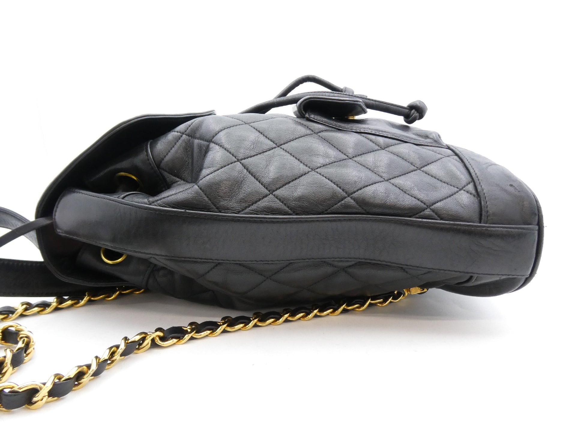 CHANEL Matelasse Coco Mark Chain Backpack