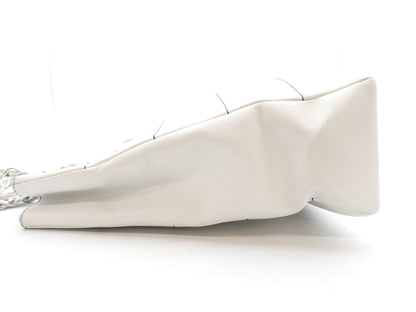 CHANEL Chocolate Bar Coco Mark Leather Chain Tote Bag