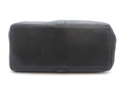 CHANEL Coco Mark Turn Lock Leather Tote Bag