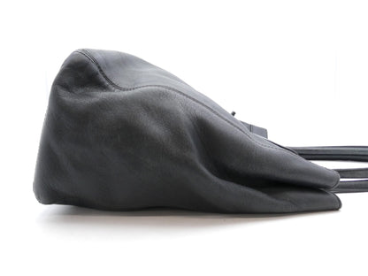 CHANEL Coco Mark Turn Lock Leather Tote Bag