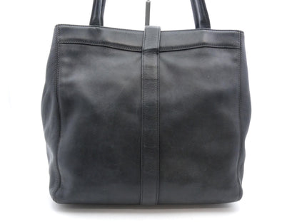 CHANEL Coco Mark Turn Lock Leather Tote Bag