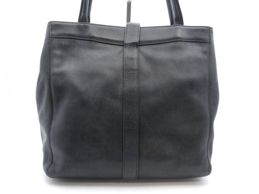 CHANEL Coco Mark Turn Lock Leather Tote Bag