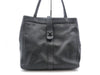 CHANEL Coco Mark Turn Lock Leather Tote Bag