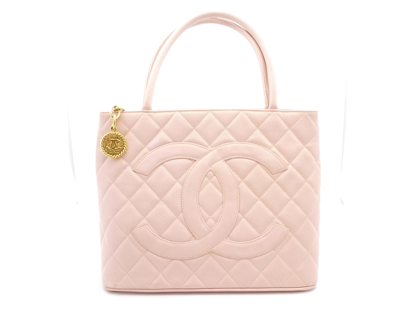 CHANEL Reissue Tote Bag Caviar Skin Coco Mark