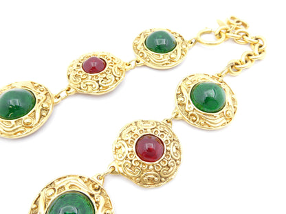 CHANEL Coco Mark Gold Necklace