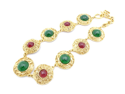 CHANEL Coco Mark Gold Necklace