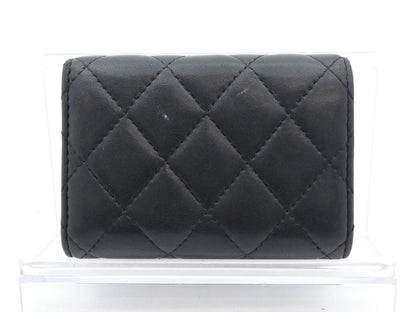 CHANEL Matelasse Coco Mark Tri-fold Wallet