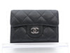 CHANEL Matelasse Coco Mark Tri-fold Wallet