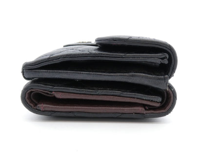 CHANEL Matelasse Coco Mark Tri-fold Wallet