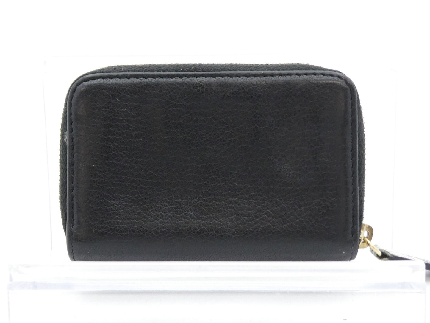 CHANEL Coco Mark Leather Coin Case