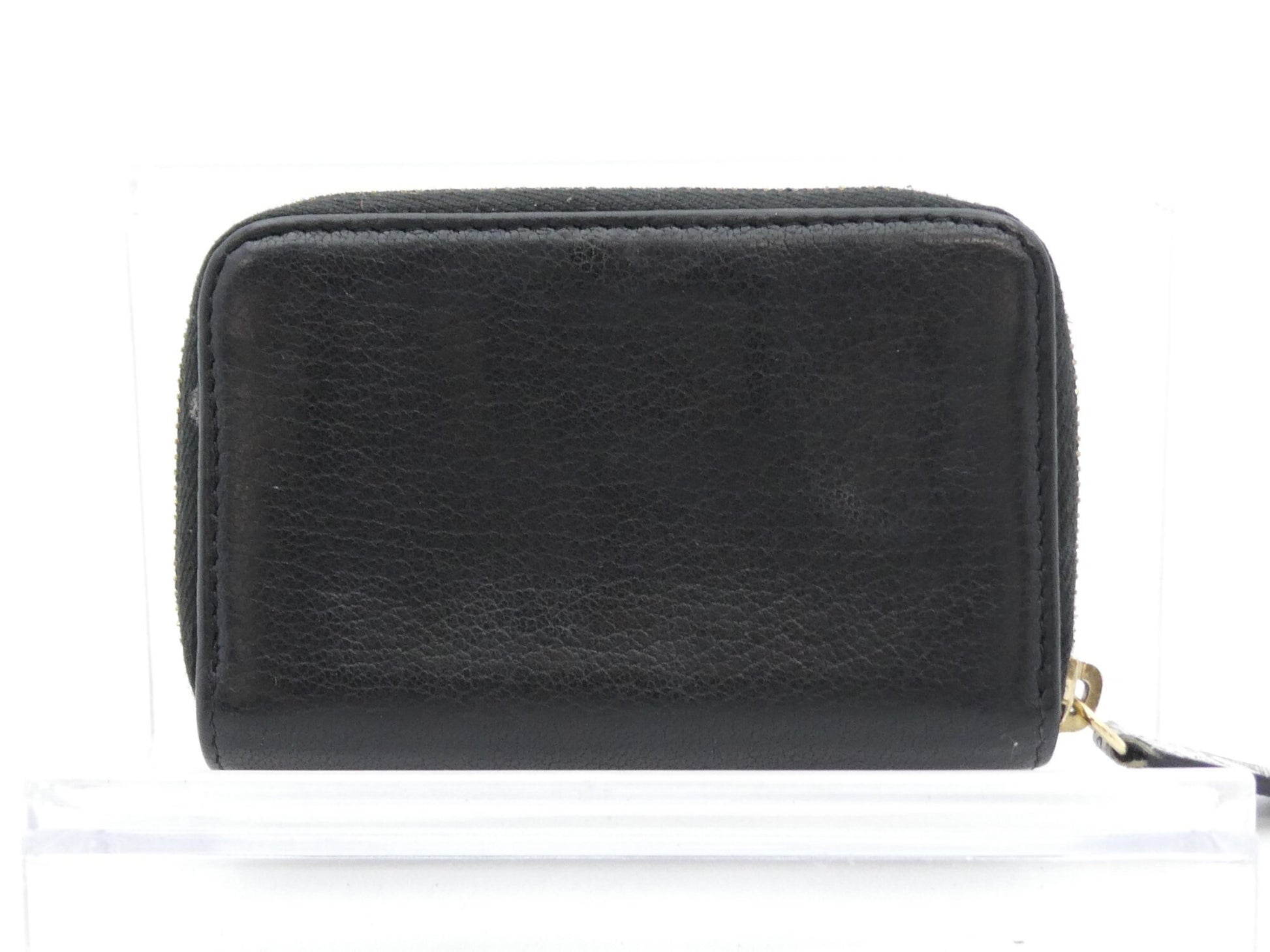 CHANEL Coco Mark Leather Coin Case