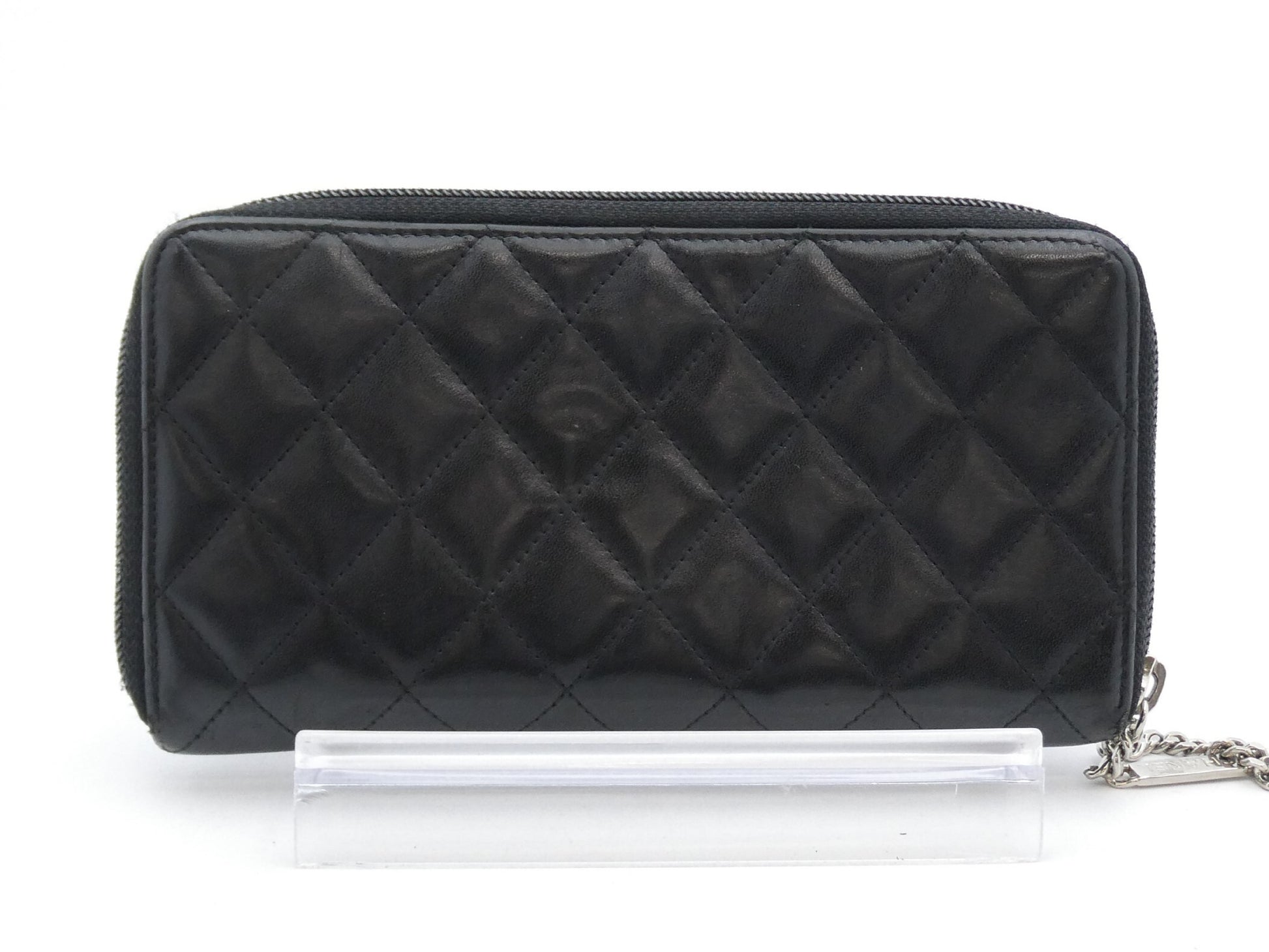 CHANEL Cambon Matelasse Coco Mark Wallet