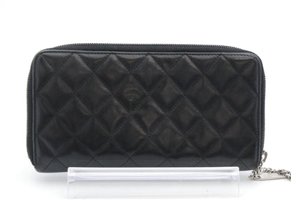 CHANEL Cambon Matelasse Coco Mark Wallet
