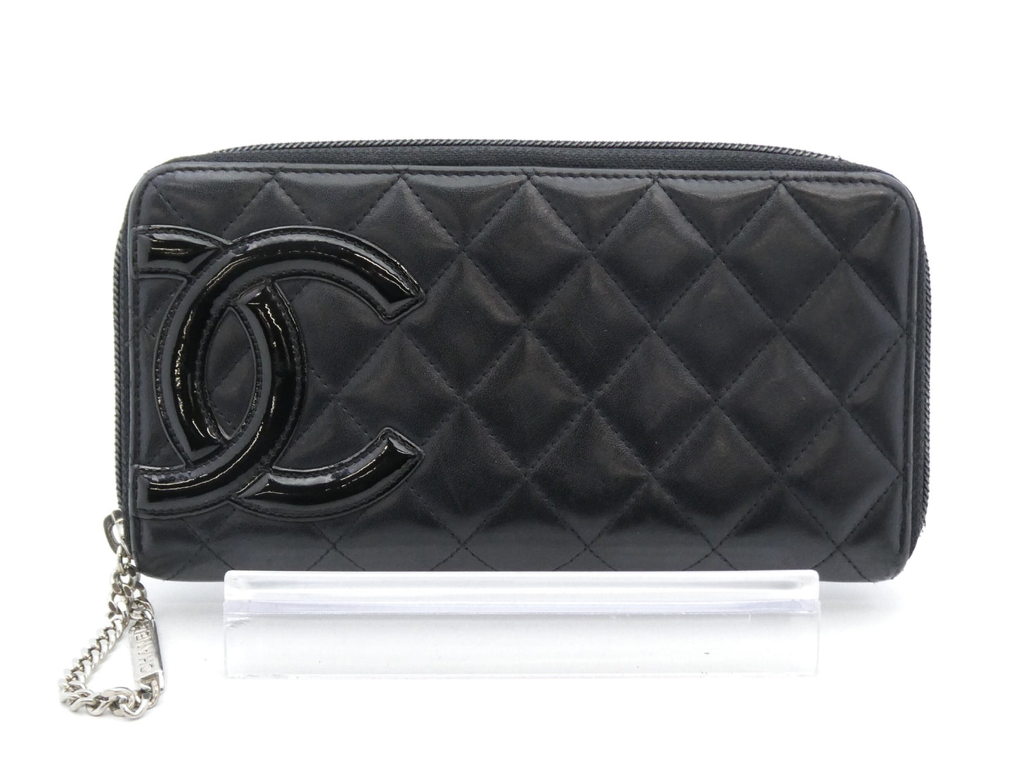 CHANEL Cambon Matelasse Coco Mark Wallet