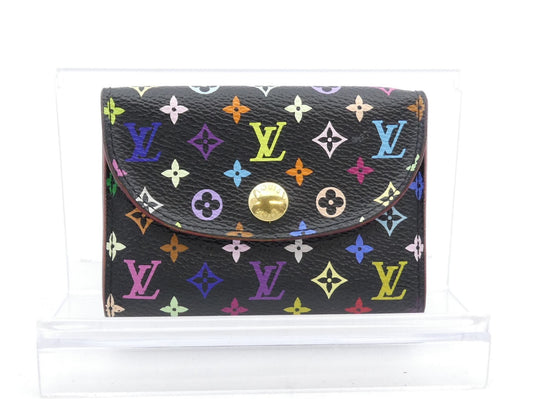 LOUIS VUITTON Monogram Multicolore Envelope Carte de Visite Coin Case