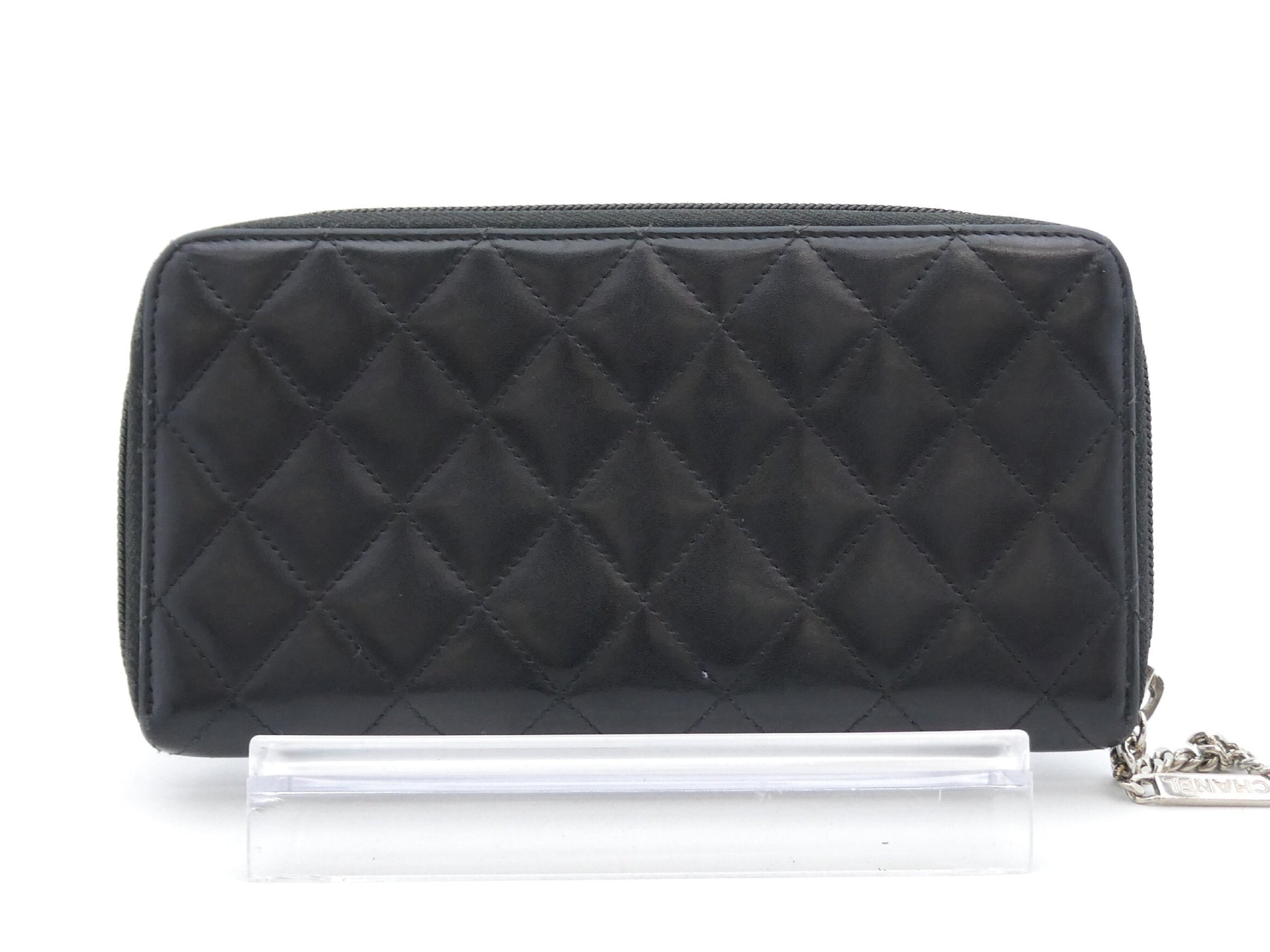 CHANEL Cambon Matelasse Coco Mark Wallet