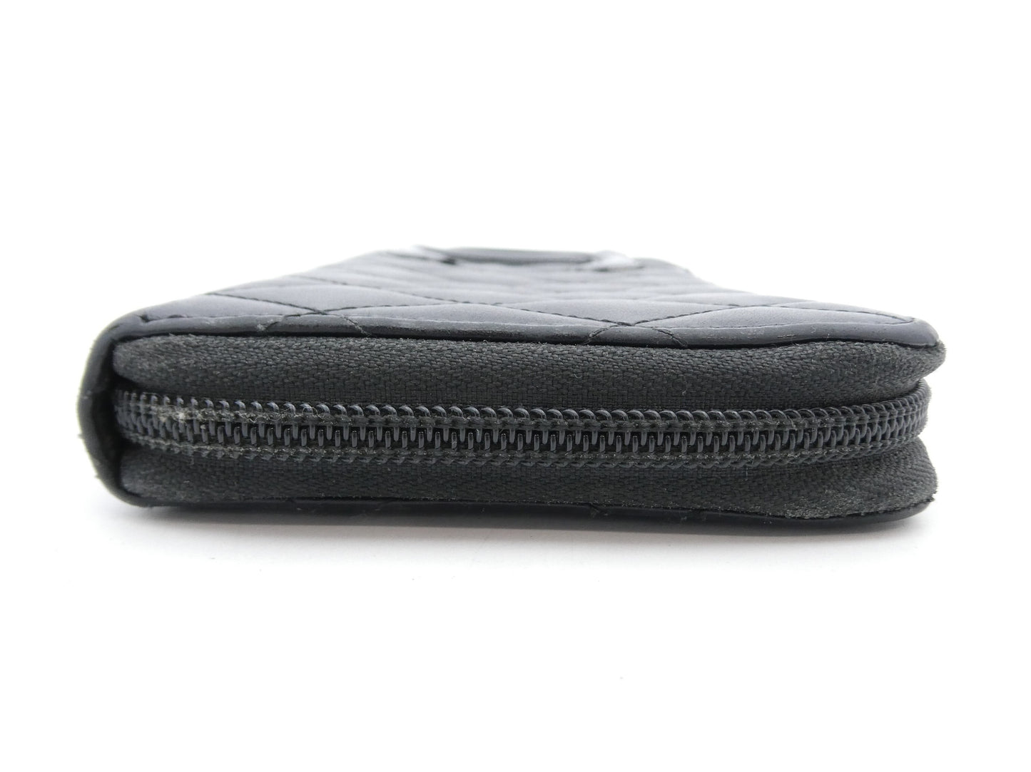 CHANEL Cambon Matelasse Coco Mark Wallet