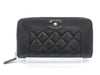 CHANEL Matelasse Coco Mark Round Zip Wallet