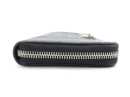 CHANEL Matelasse Coco Mark Round Zip Wallet