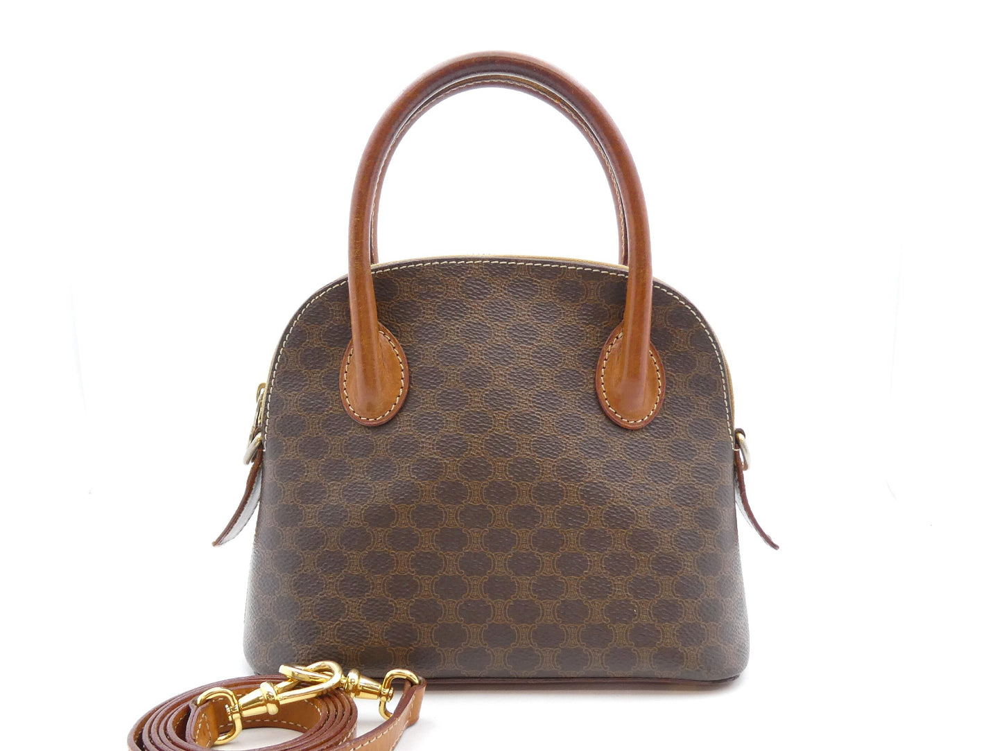 CELINE Macadam PVC Leather 2-Way Handbag