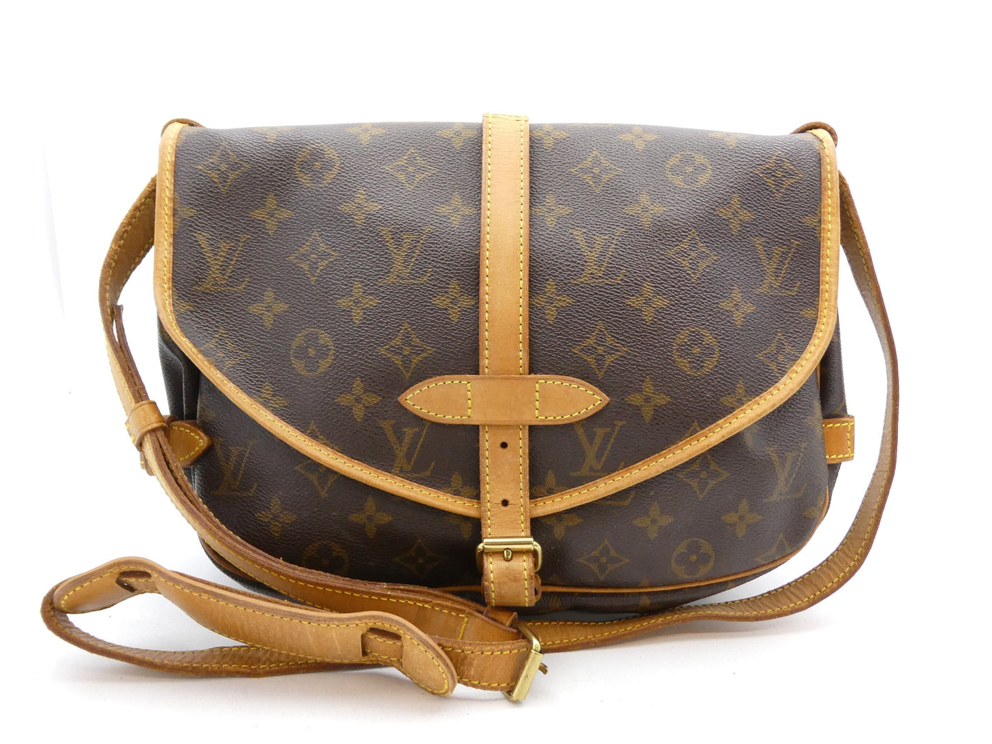 LOUIS VUITTON Monogram Saumur Shoulder Bag