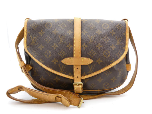LOUIS VUITTON Monogram Saumur Shoulder Bag