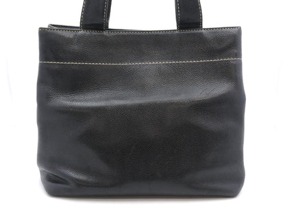 CHANEL Caviar Skin Coco Mark Turn Lock 2-Way Tote Bag