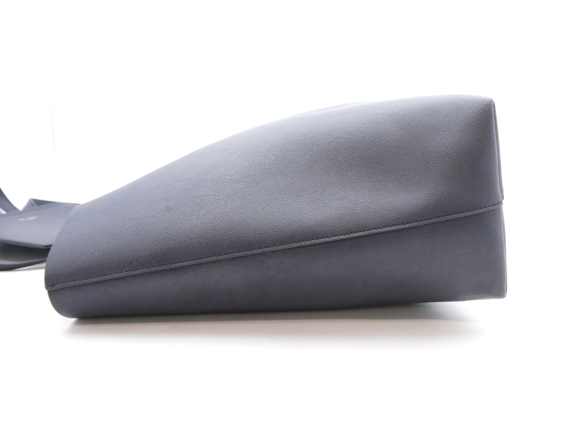 SAINT LAURENT YSL logo leather tote bag