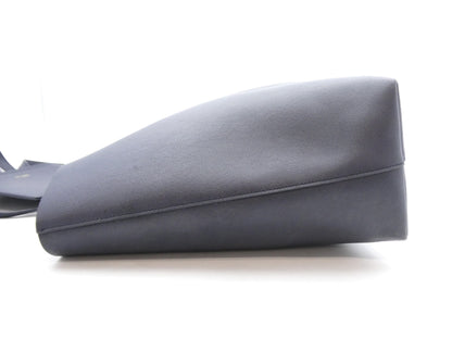 SAINT LAURENT YSL logo leather tote bag