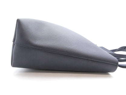 SAINT LAURENT YSL logo leather tote bag