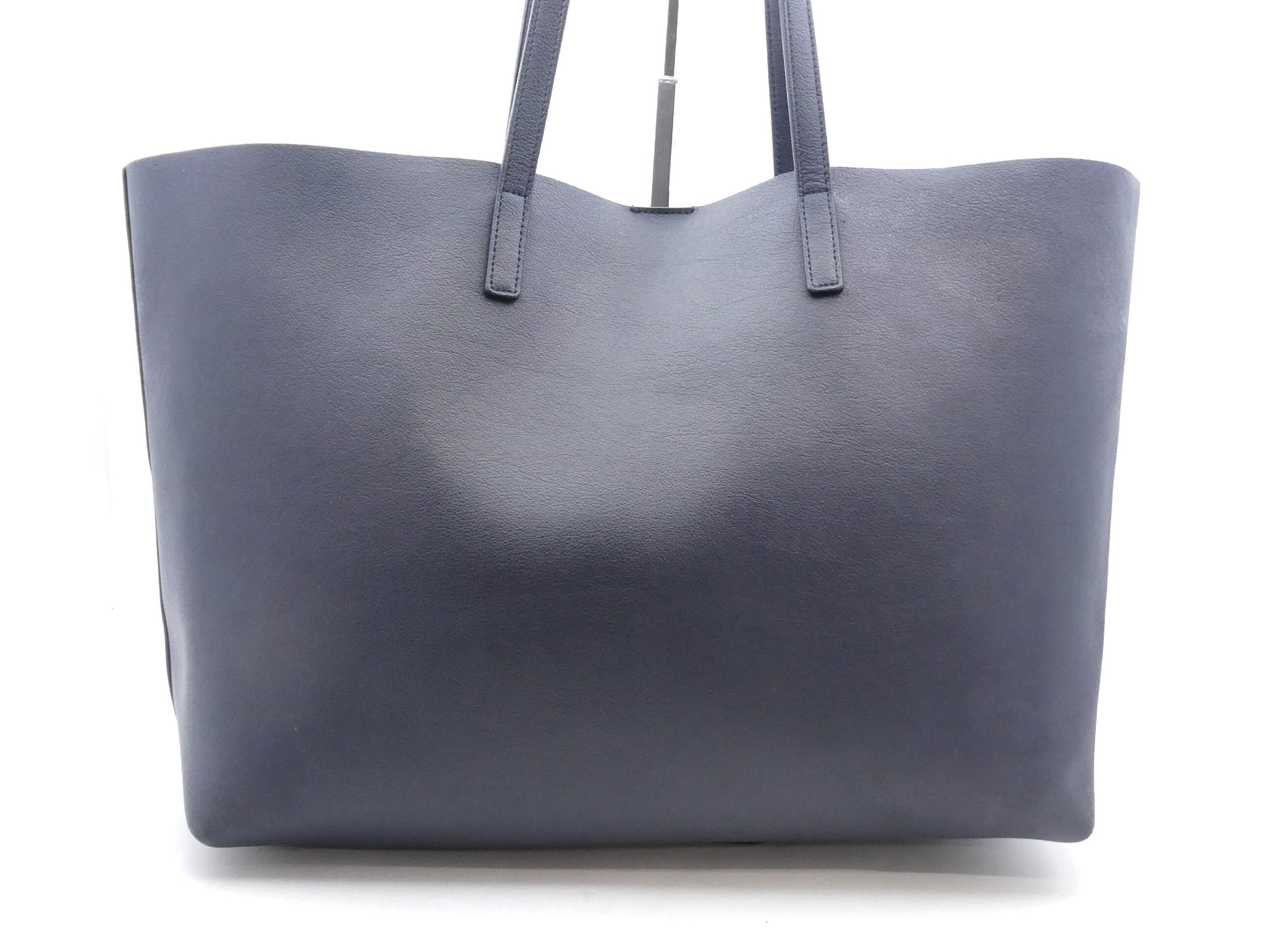 SAINT LAURENT YSL logo leather tote bag