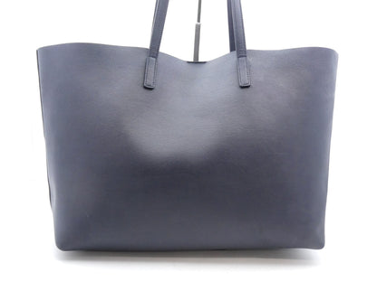 SAINT LAURENT YSL logo leather tote bag