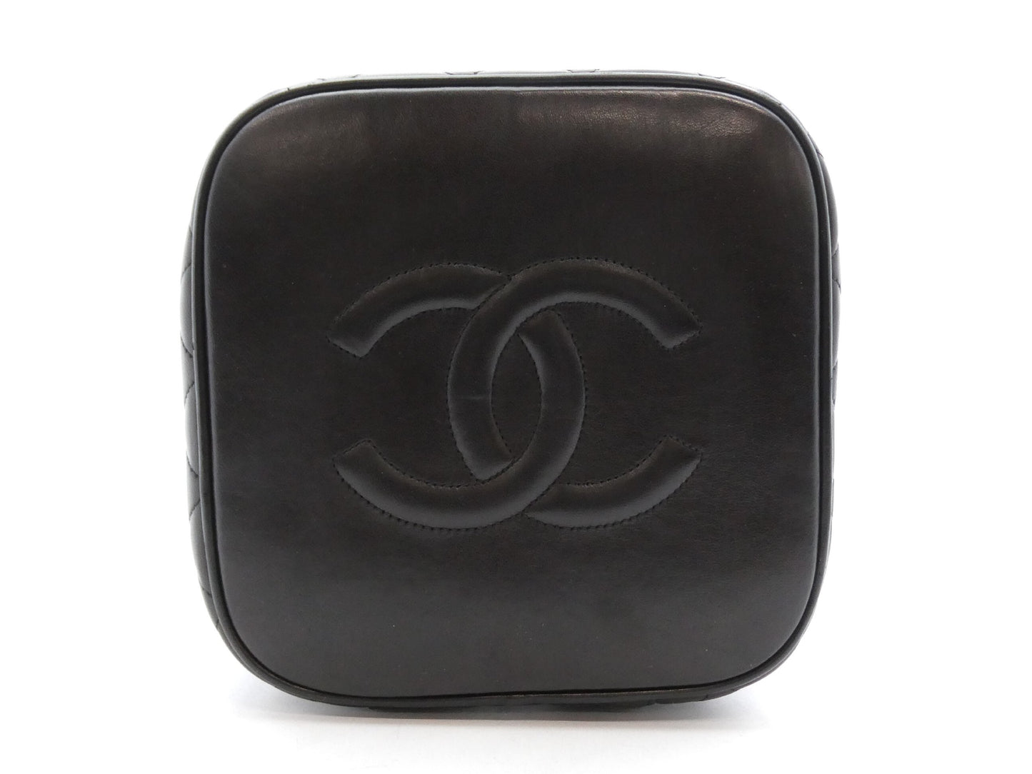 CHANEL Matelasse Matelasse Lambskin Vanity Bag