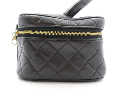 CHANEL Matelasse Matelasse Lambskin Vanity Bag