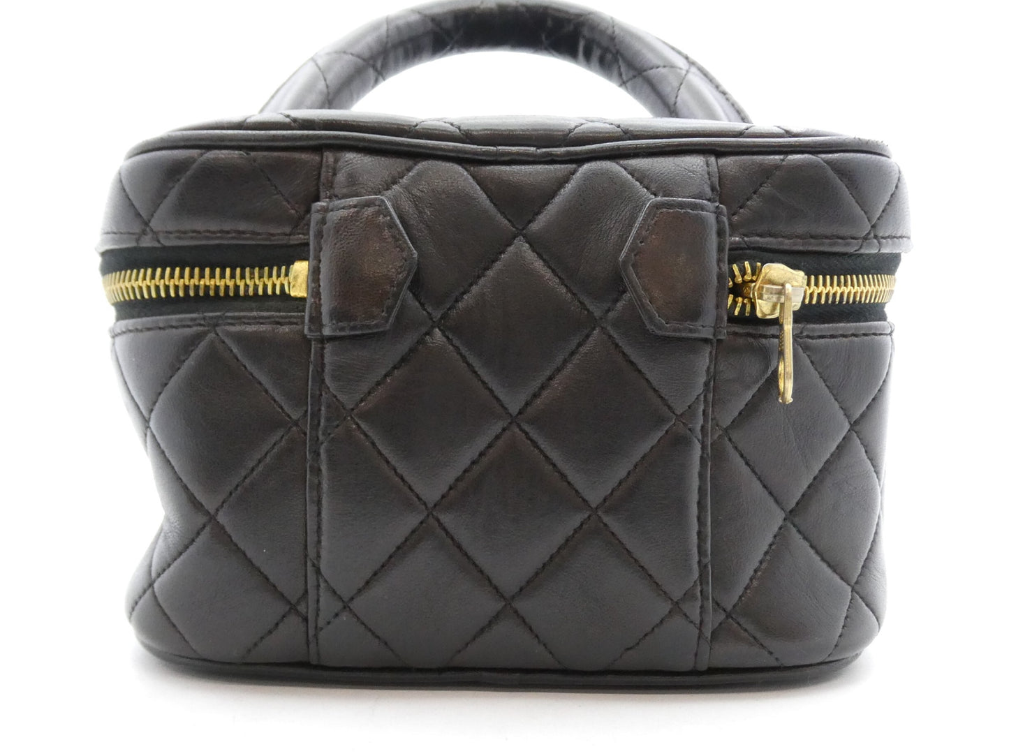 CHANEL Matelasse Matelasse Lambskin Vanity Bag