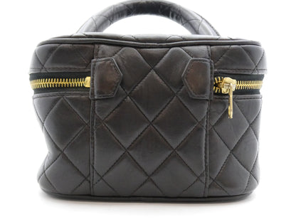 CHANEL Matelasse Matelasse Lambskin Vanity Bag