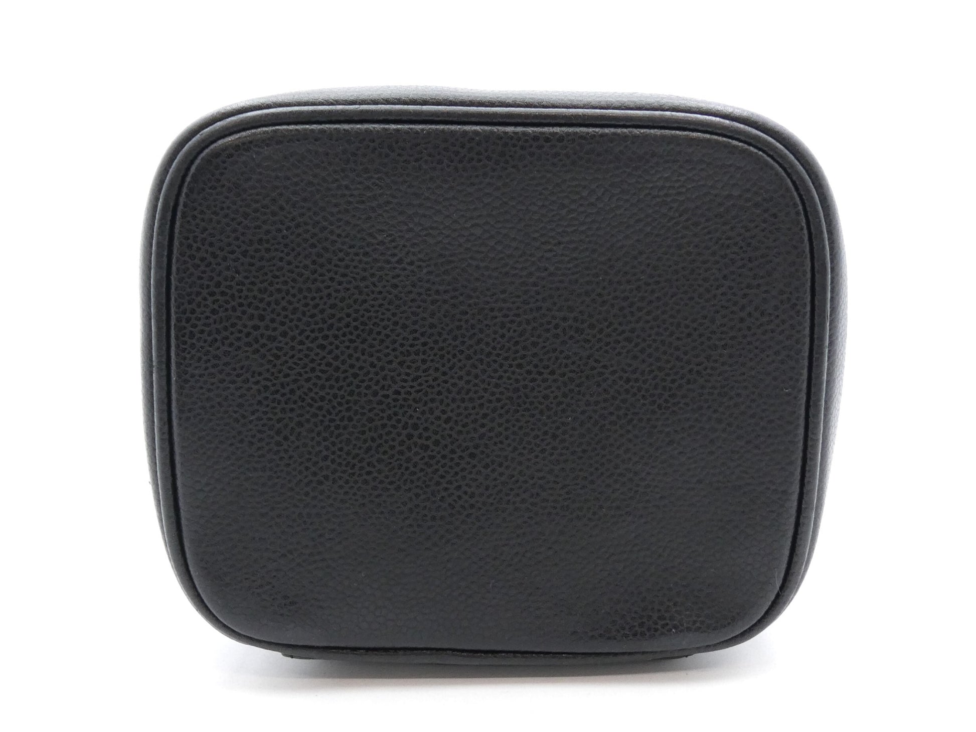 CHANEL Caviar Skin Coco Mark Vanity Bag