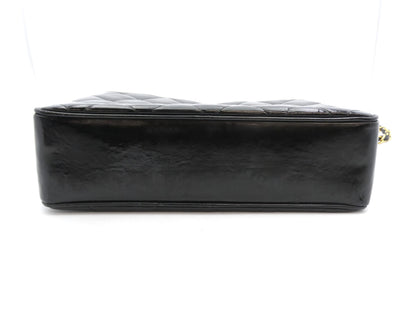 CHANEL Matelasse Matelasse Enamel Coco Mark Chain Tote Bag