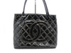 CHANEL Matelasse Reproduction Tote Enamel Coco Mark Tote Bag
