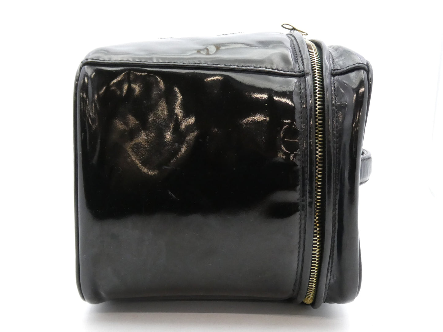 CHANEL Deka Coco Mark Enamel Vanity Bag