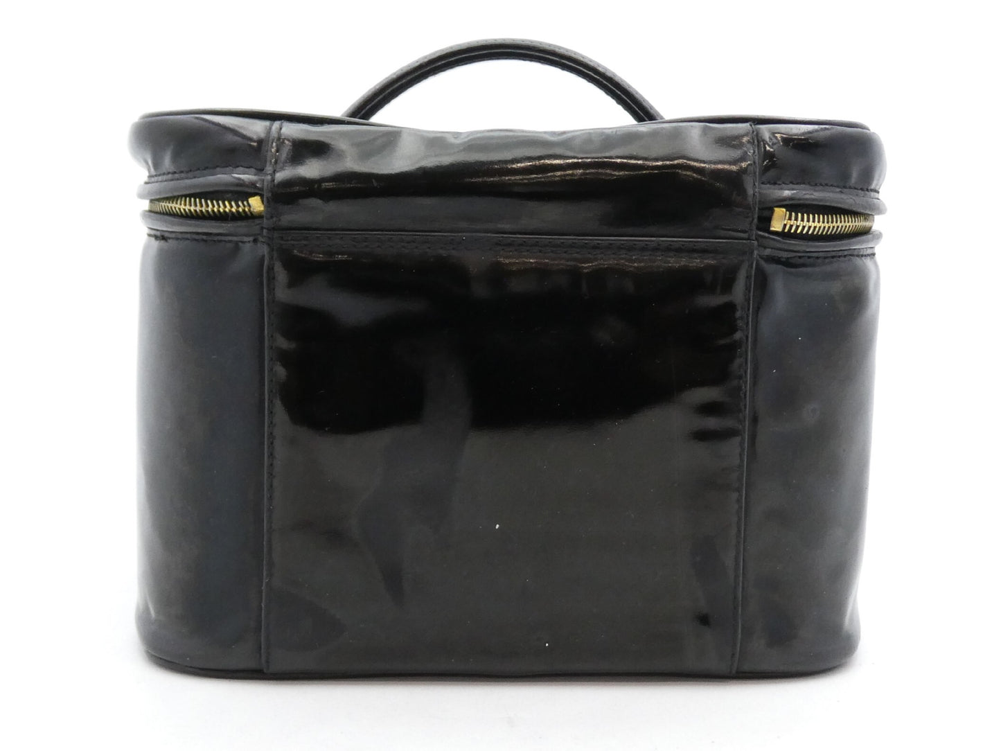 CHANEL Deka Coco Mark Enamel Vanity Bag