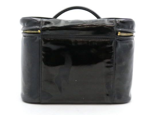 CHANEL Deka Coco Mark Enamel Vanity Bag