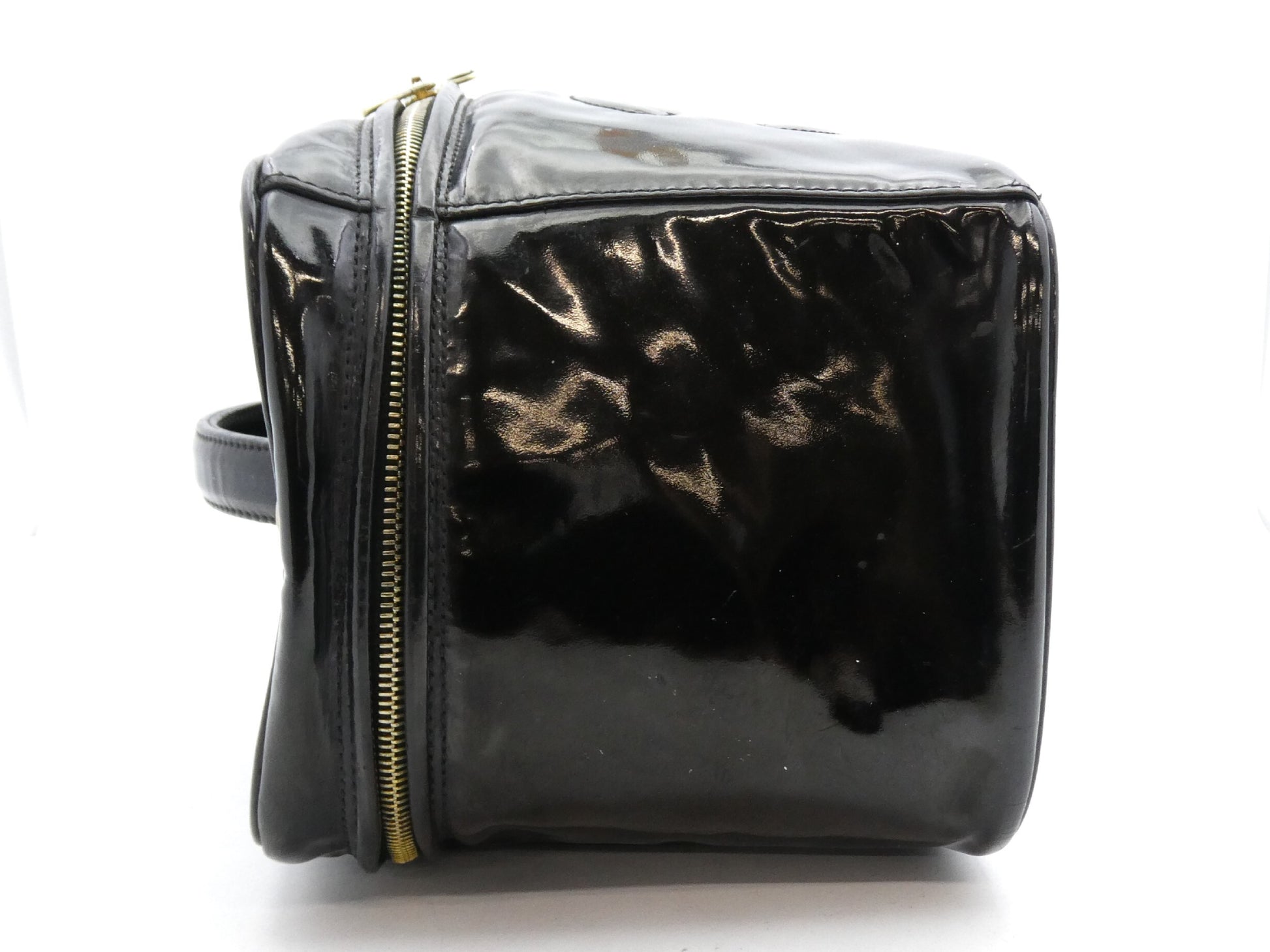 CHANEL Deka Coco Mark Enamel Vanity Bag