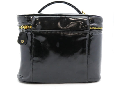CHANEL Deka Coco Mark Enamel Vanity Bag