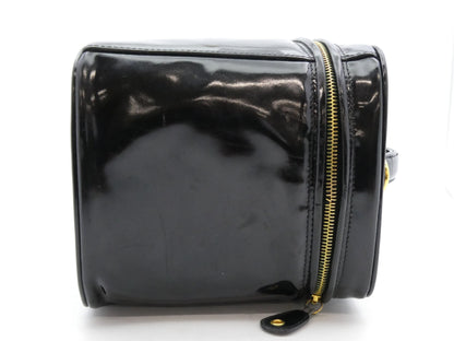 CHANEL Deka Coco Mark Enamel Vanity Bag