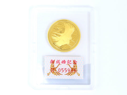 50,000 Yen Wedding Gold Coin, 24K Gold, 18.0g, Other Small Items 