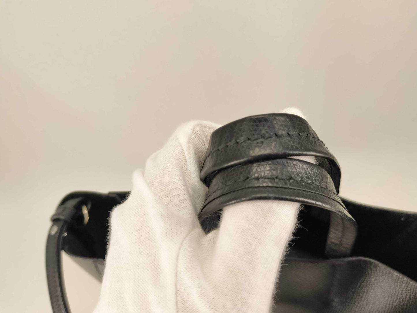 CELINE 2-way Vertical Cabas Small Black Handbag