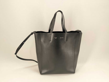CELINE 2-way Vertical Cabas Small Black Handbag