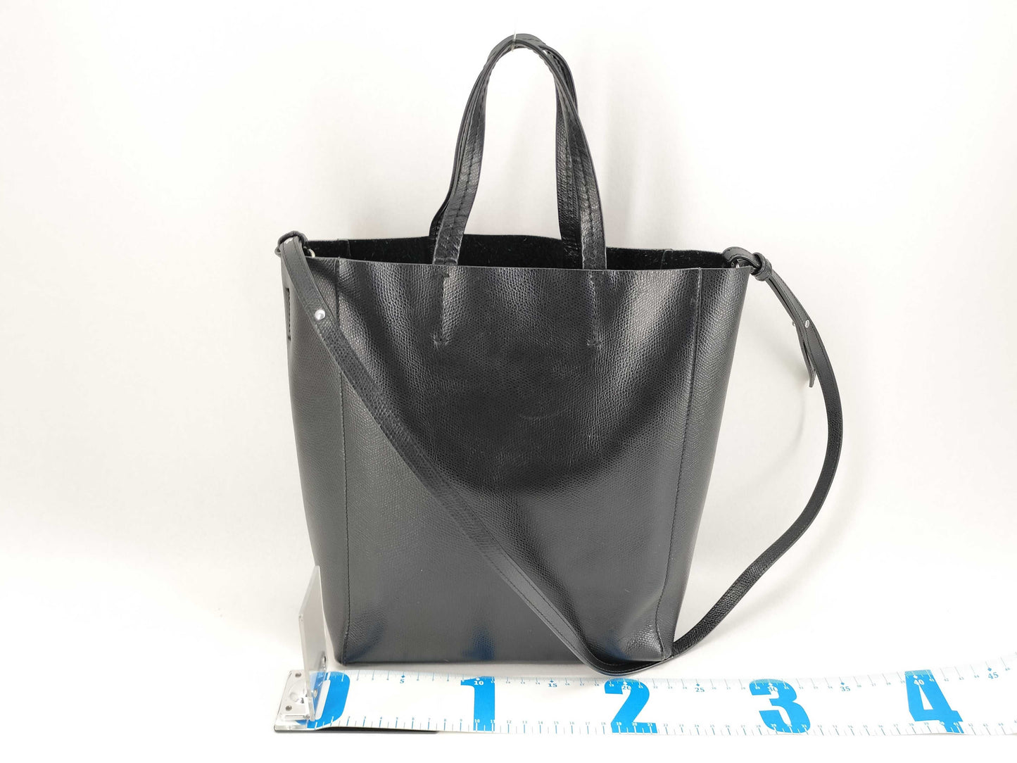 CELINE 2-way Vertical Cabas Small Black Handbag