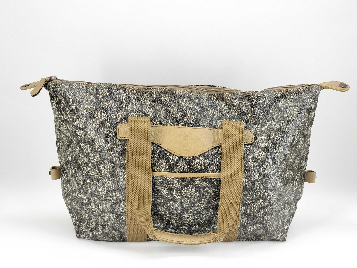 Yves Saint Laurent Boston Bag, Multicolor PVC, Boston Bag